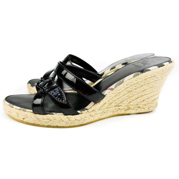 Burberry Nova Check Slip-On Espadrilles, Size 5. - Picture 2 of 11